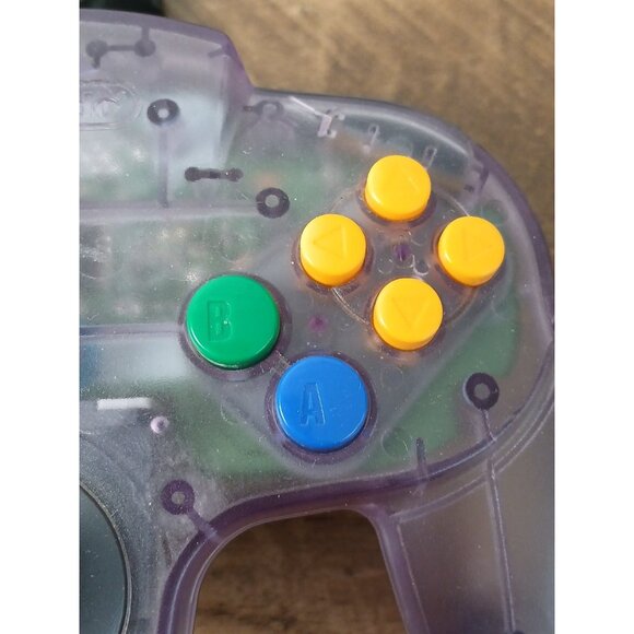 Nintendo 64 Atomic Purple Controller N64 OEM NUS-005 - Tested & Working - Picture 4 of 6
